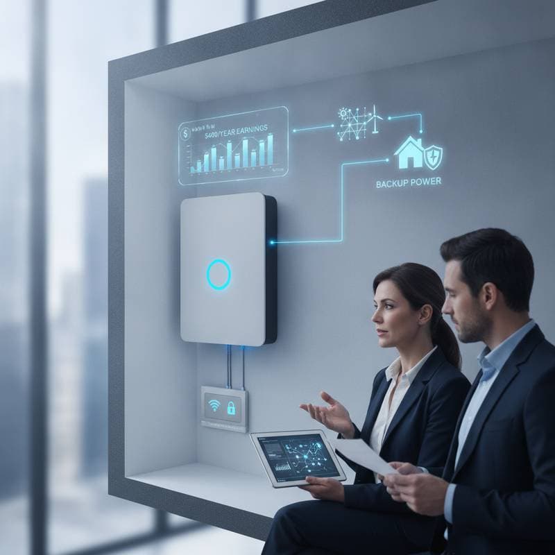 Featured image for Battery Virtual Power Plants Pay $400 Annually