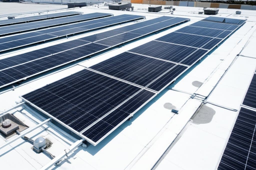 Featured image for Cool Roofs Boost Solar Panel Output 15%