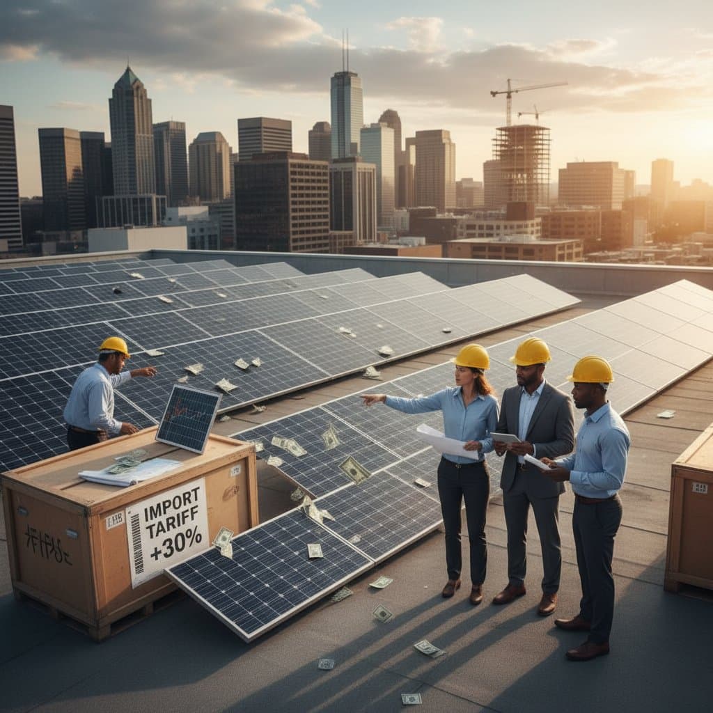 Featured image for New Tariffs Add 12 Cents Per Watt to Solar Projects