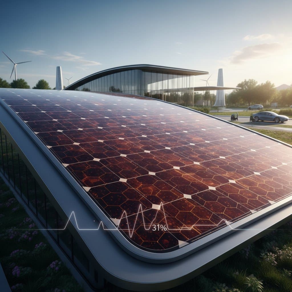 Featured image for Perovskite Solar Cells Hit 31% Efficiency Mark