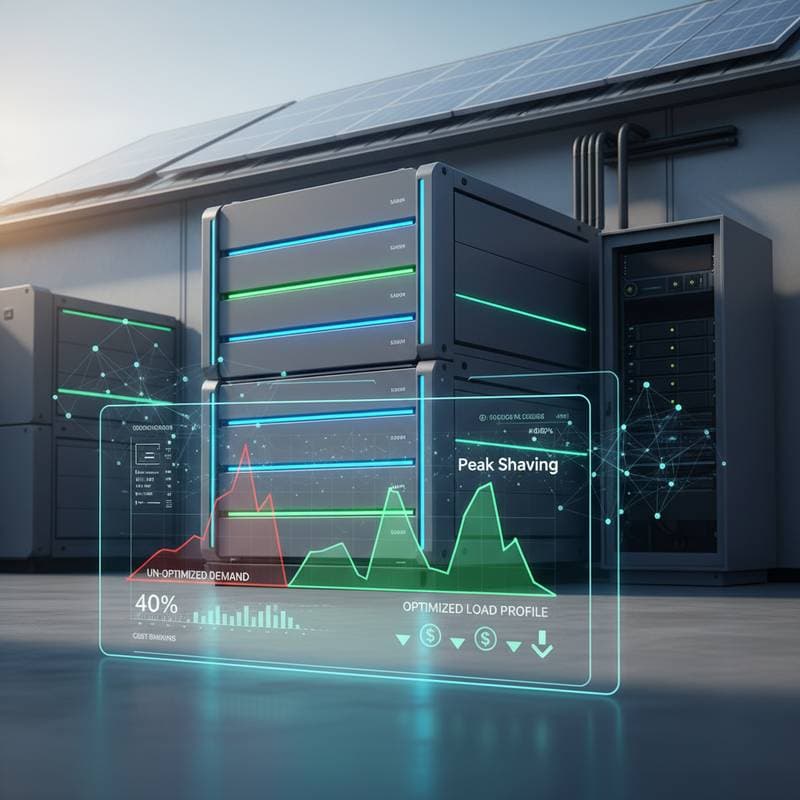 Image for Cut Demand Charges 40% with Battery Peak Shaving