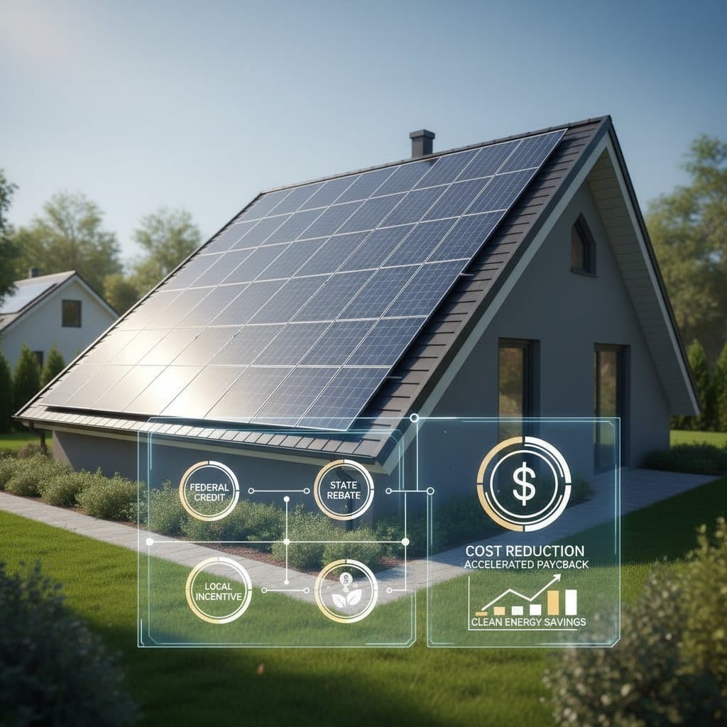 Image for Stack Federal and State Solar Credits to Cut Costs