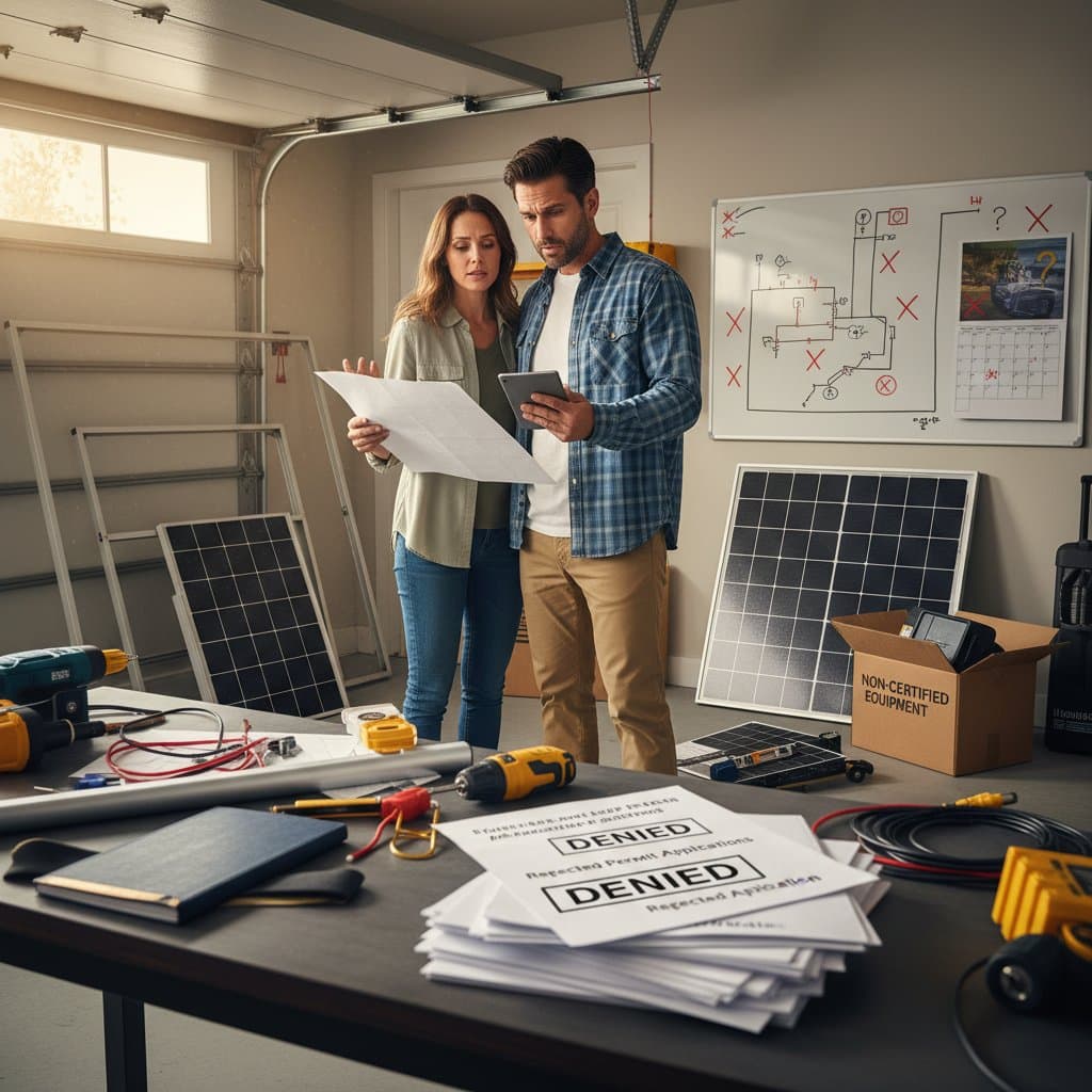 Image for 7 Permit Mistakes That Derail DIY Solar Projects
