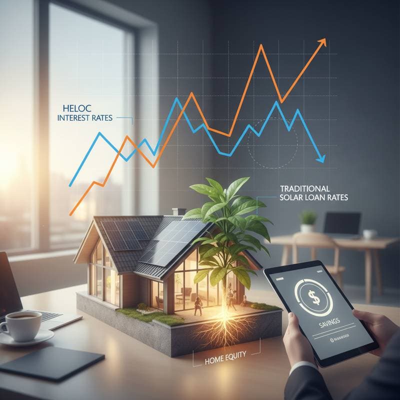 Featured image for HELOCs Beat Solar Loans on Rates and Flexibility