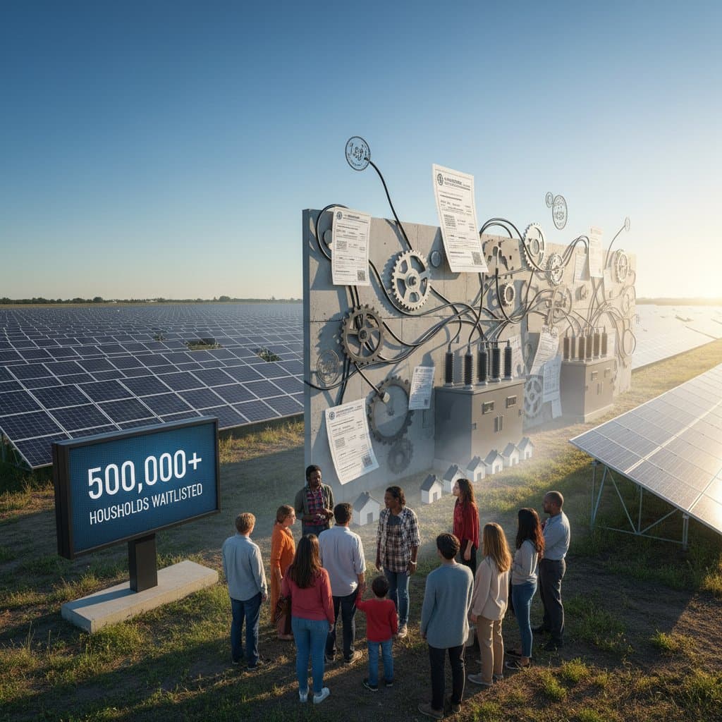 Image for 500K Households Wait as Solar Projects Stall Nationwide