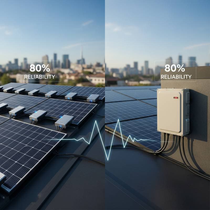 Featured image for Microinverters Show 80% Lower Failure Rate Than String