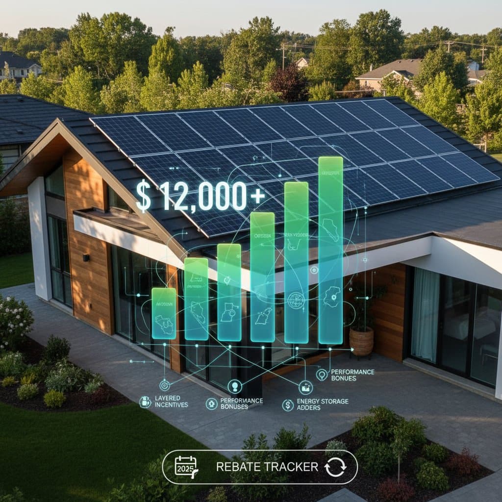 Image for 8 States Where Solar Rebates Now Exceed $12,000