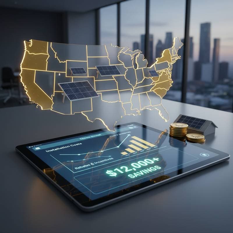 Image for State Solar Rebates Cut Installation Costs by $12K+
