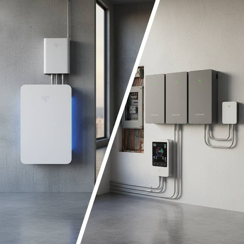 Image for Tesla Powerwall 3 vs Enphase IQ5 Performance Test