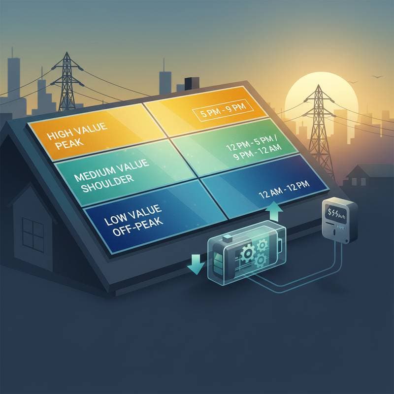 Featured image for Why Time-of-Use Rates Control Your Solar Savings