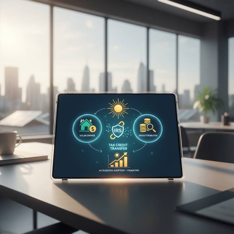 Image for Solar Owners Can Now Sell Their Federal Tax Credits