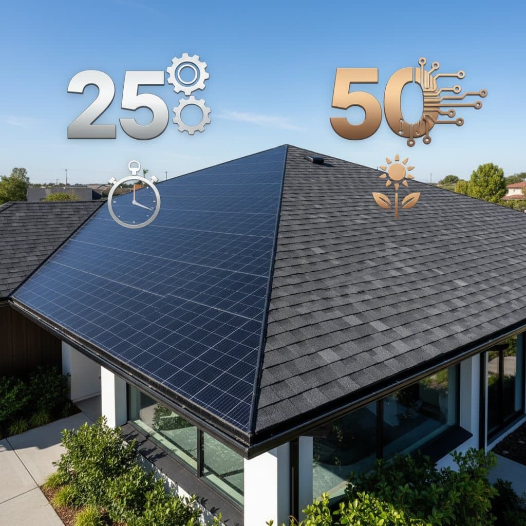 Image for Solar Shingle Warranties: What 25 vs 50 Years Really Means