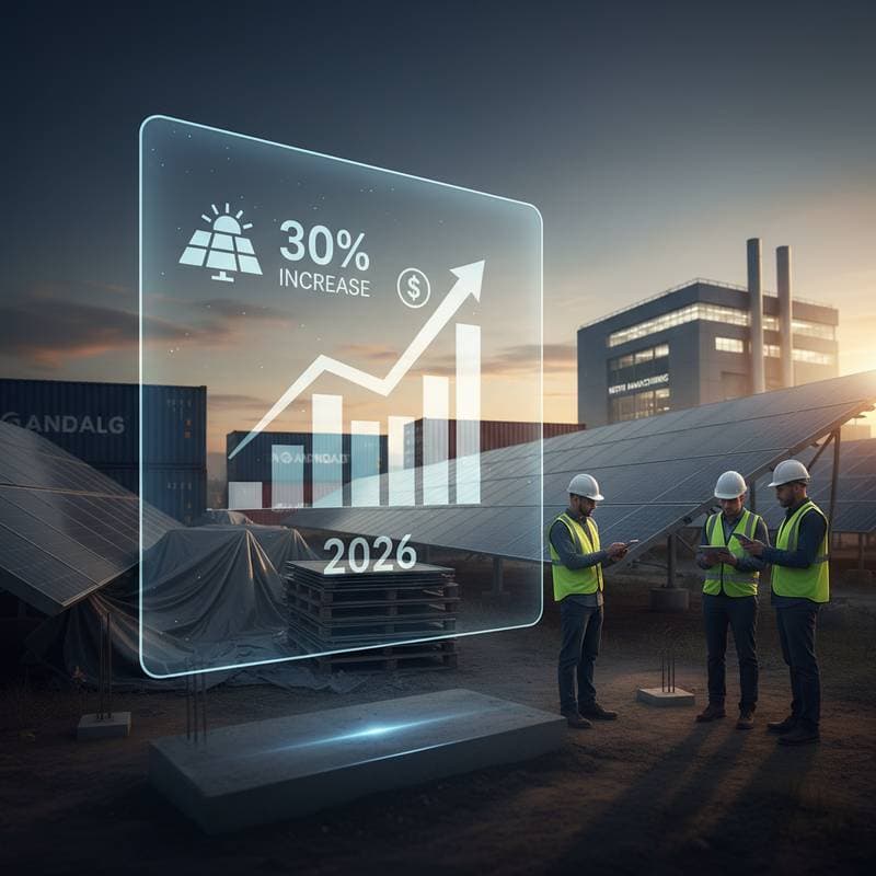 Featured image for New 2026 Solar Tariffs Add 30% to Panel Costs