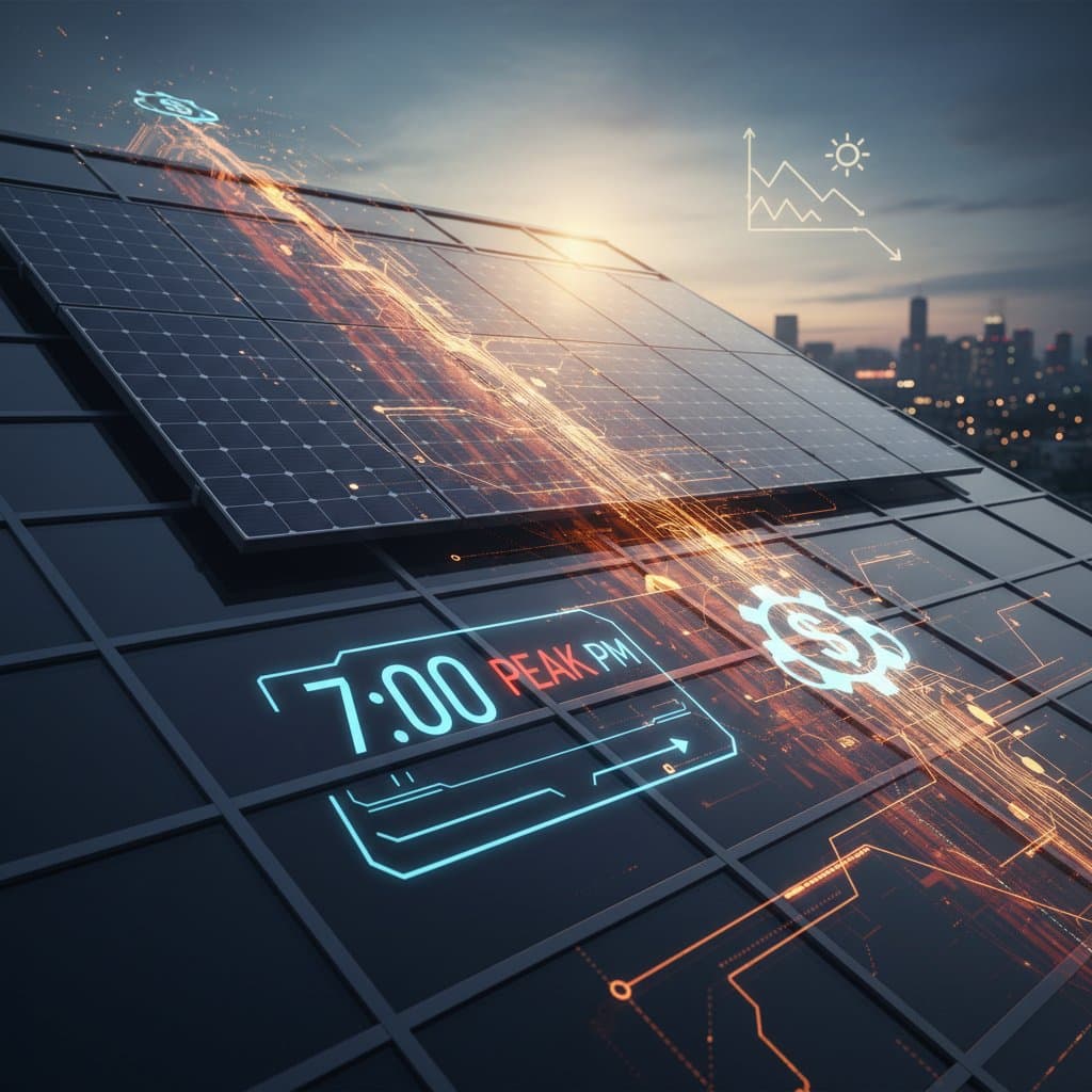 Featured image for Utilities Shift Peak Hours to Devalue Rooftop Solar
