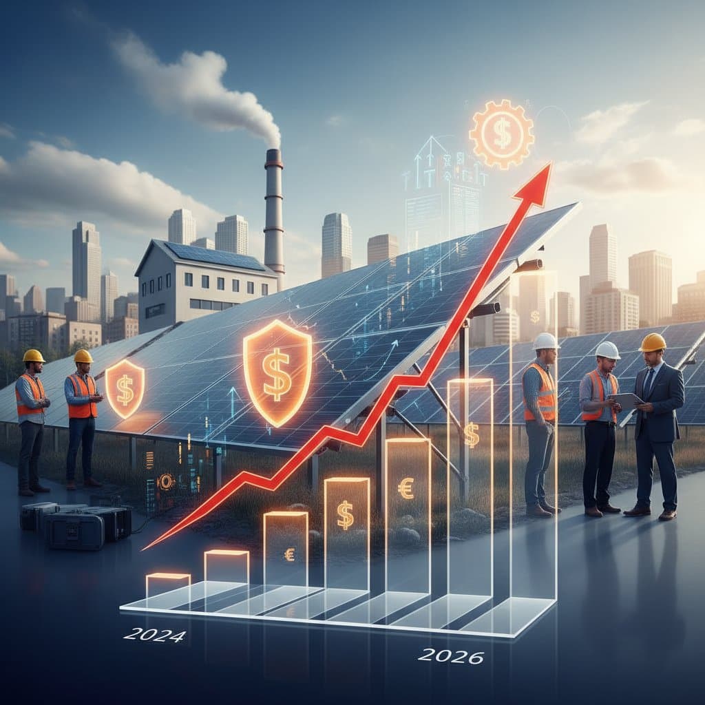 Image for Solar Tariffs to Push Panel Prices Up 40% by 2026