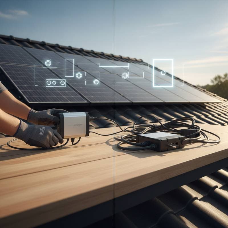 Featured image for Why Professional Installers Choose Microinverters Over Optimizers