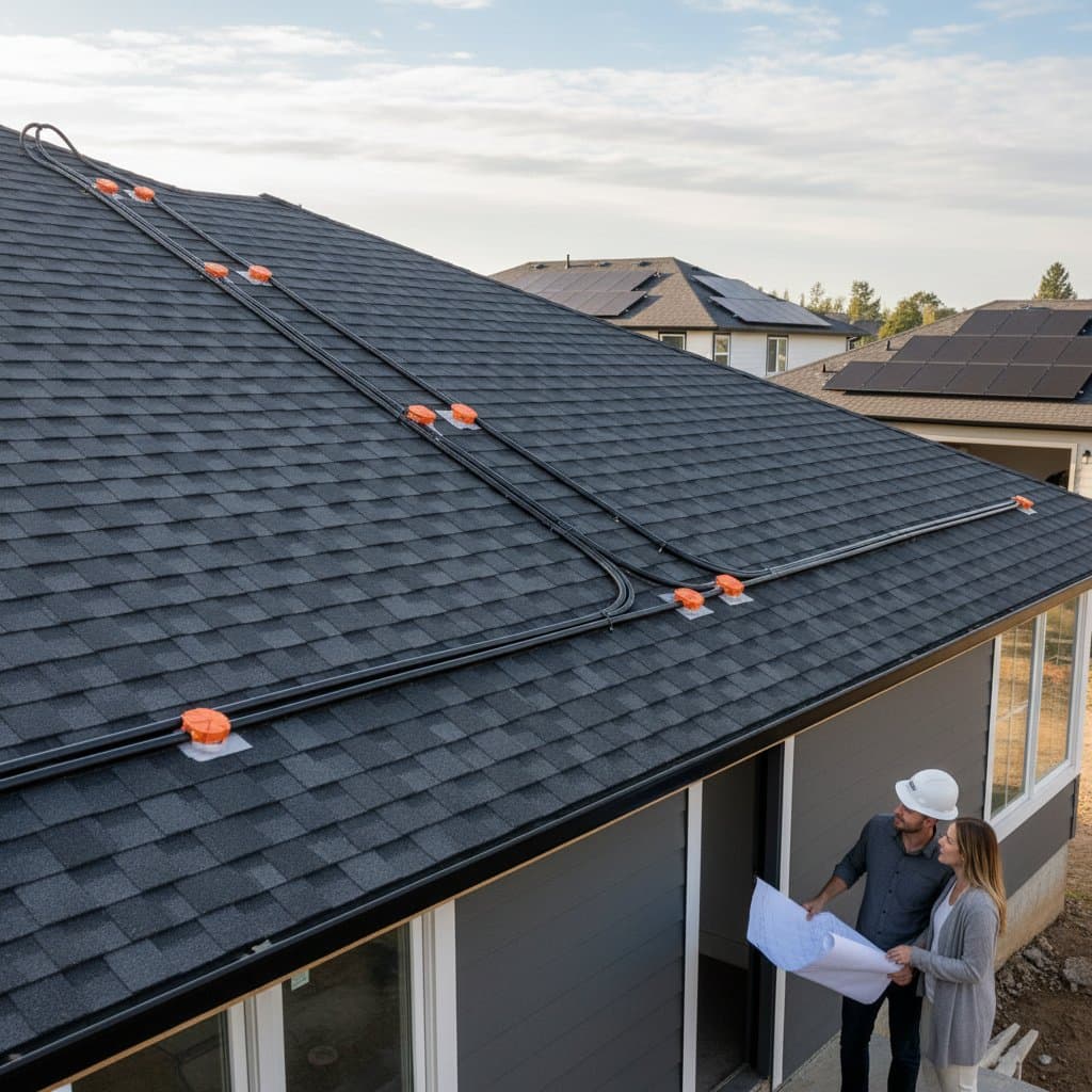 Featured image for Why Builders Pre-Wire Roofs for Seamless Solar