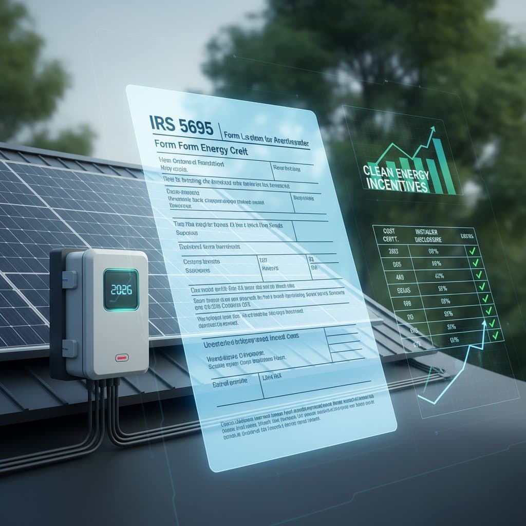 Featured image for IRS Form 5695 Restructure Changes Solar Credit Claims