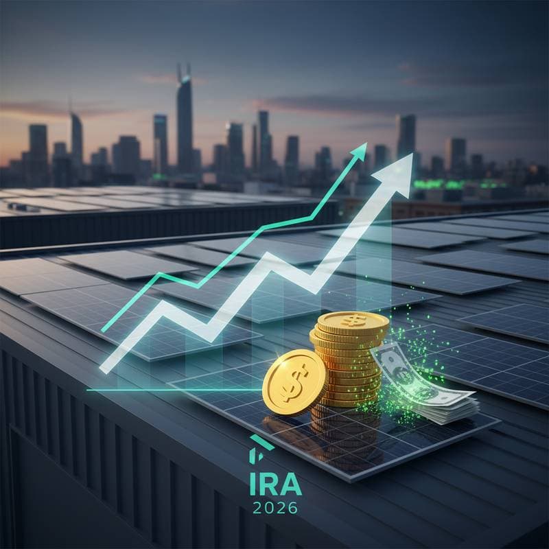 Image for IRA Solar Depreciation Cuts Tax Bills in Year One