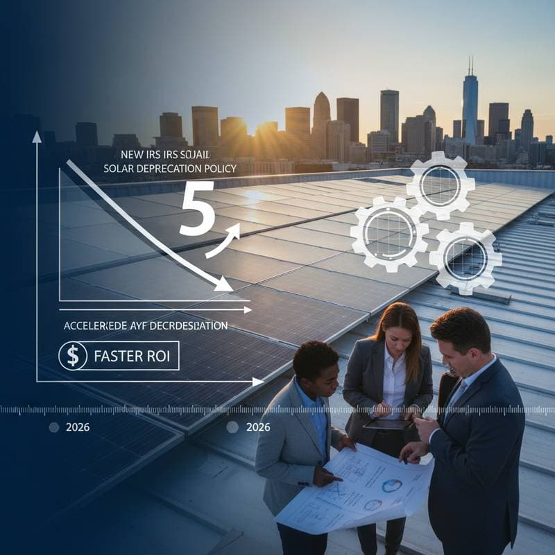 Featured image for IRS Cuts Solar Depreciation to 5 Years for Faster ROI