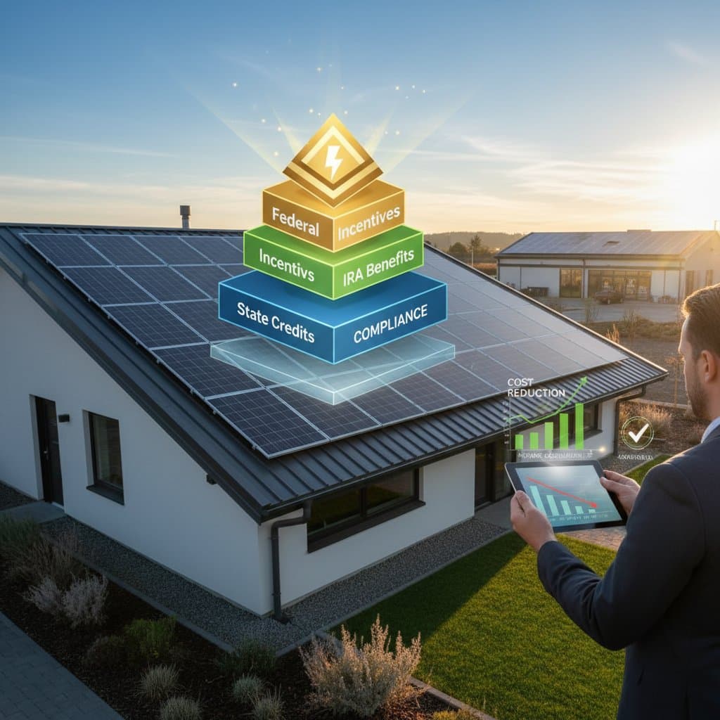 Featured image for Stack Federal and State Solar Credits to Cut Costs