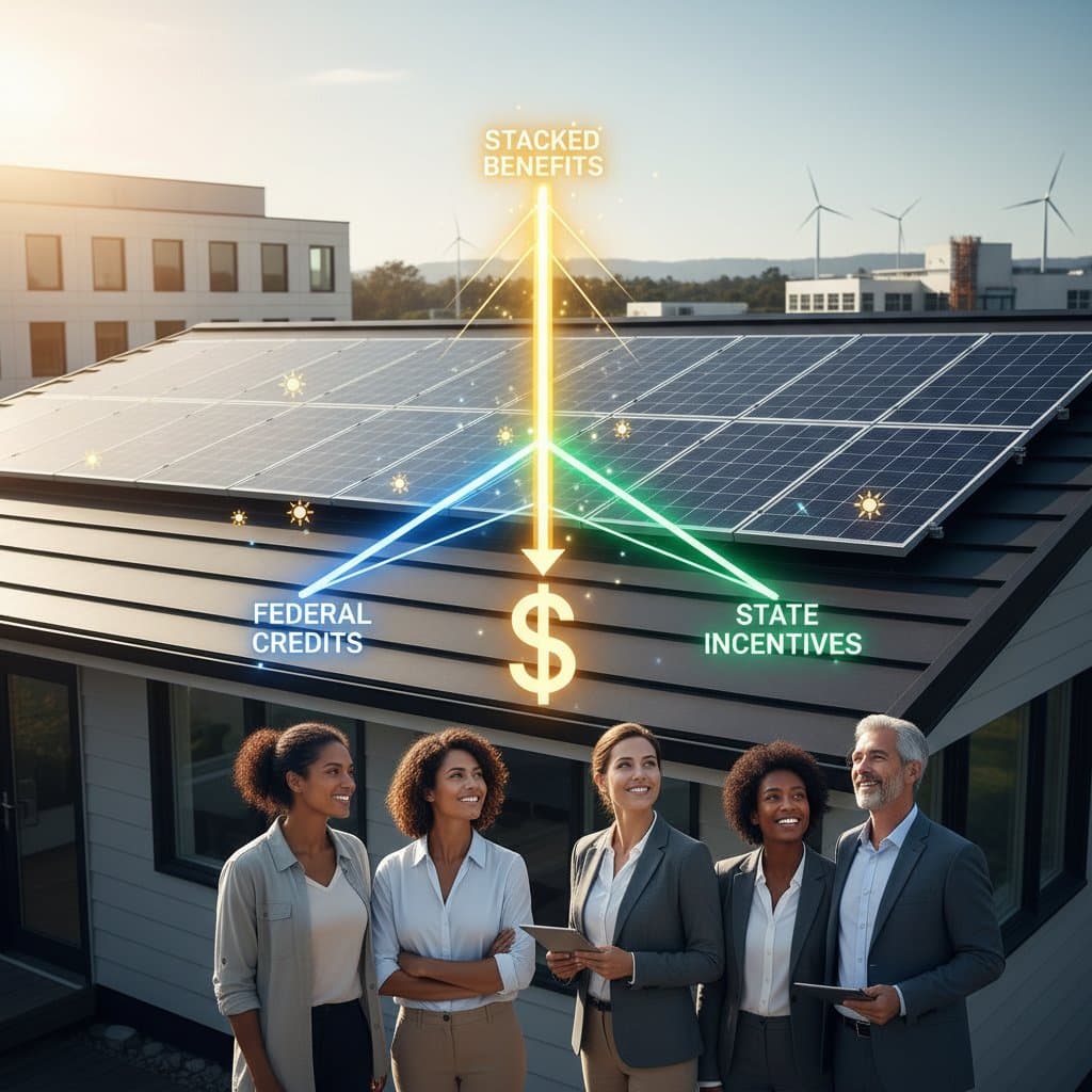 Image for Stack Federal and State Solar Credits Under New IRA Rule