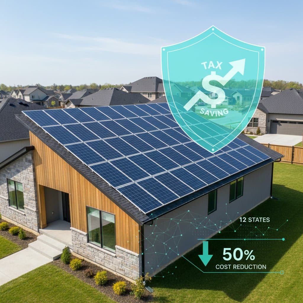 Image for 12 States Drop Solar Property Tax—Cut Payback in Half