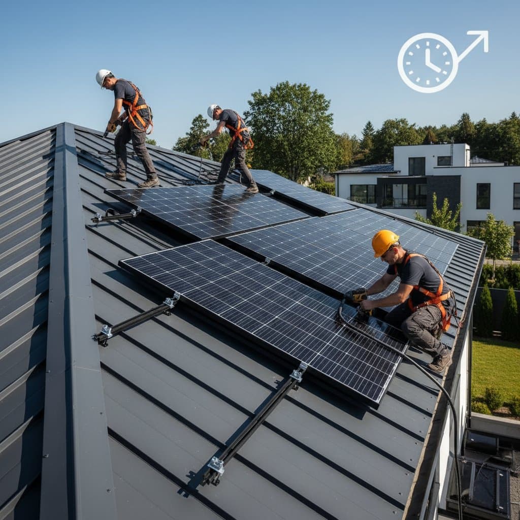 Image for Why Metal Roofs Cut Solar Install Time by 30 Percent