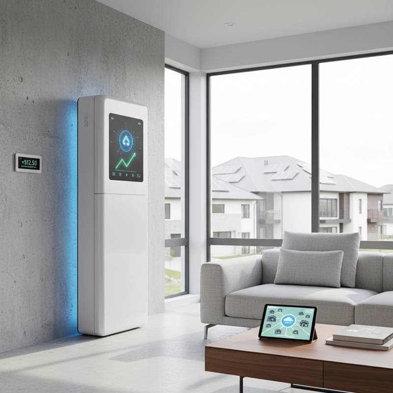Image for Home Batteries Now Earn Income Through Grid Sharing