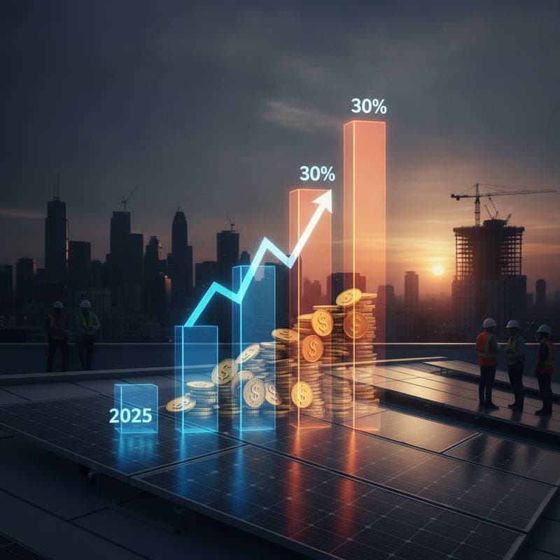 Image for Solar Tariffs Push Panel Prices Up 30% in 2026