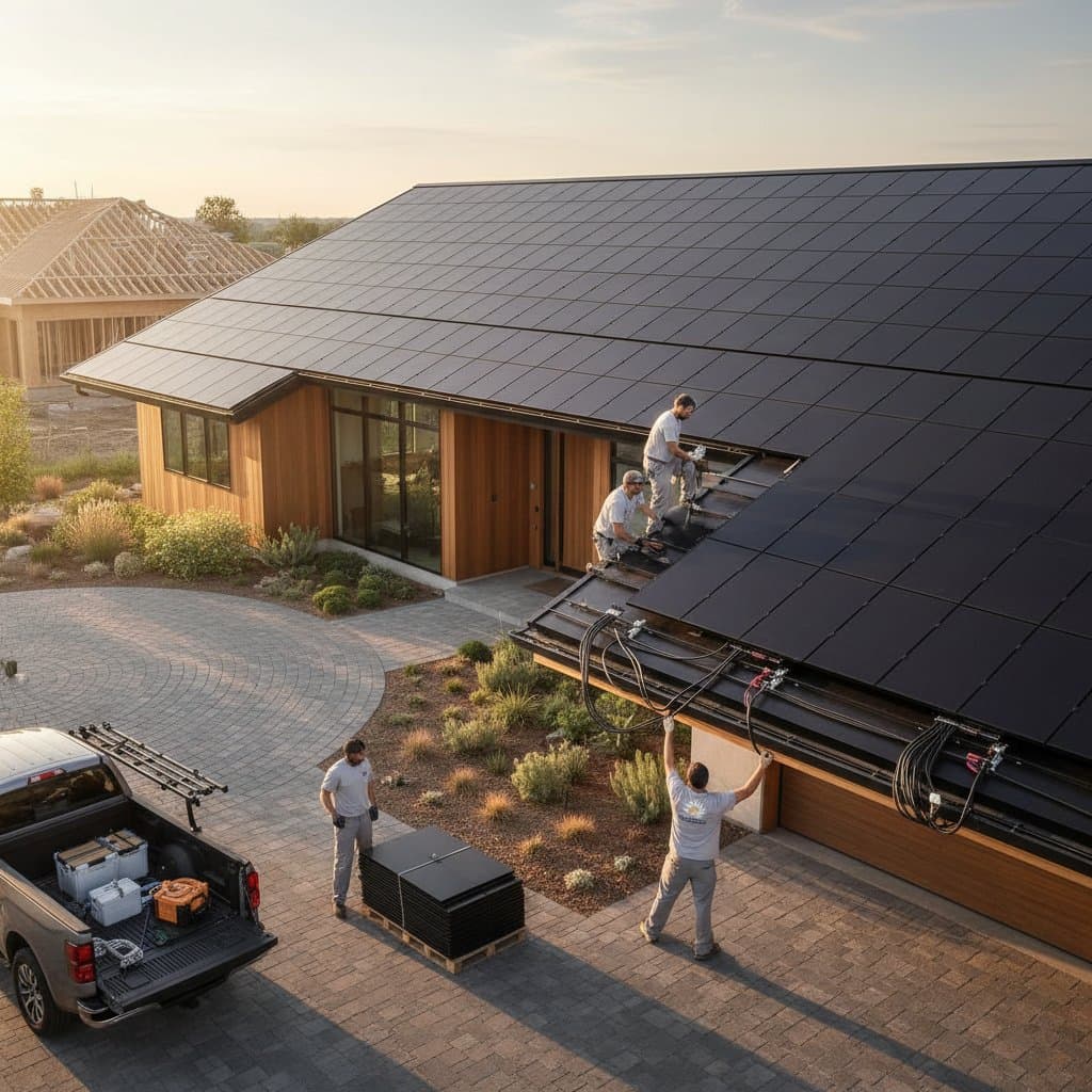 Featured image for Pre-Wired Solar Roofs Cut Installation Time in Half